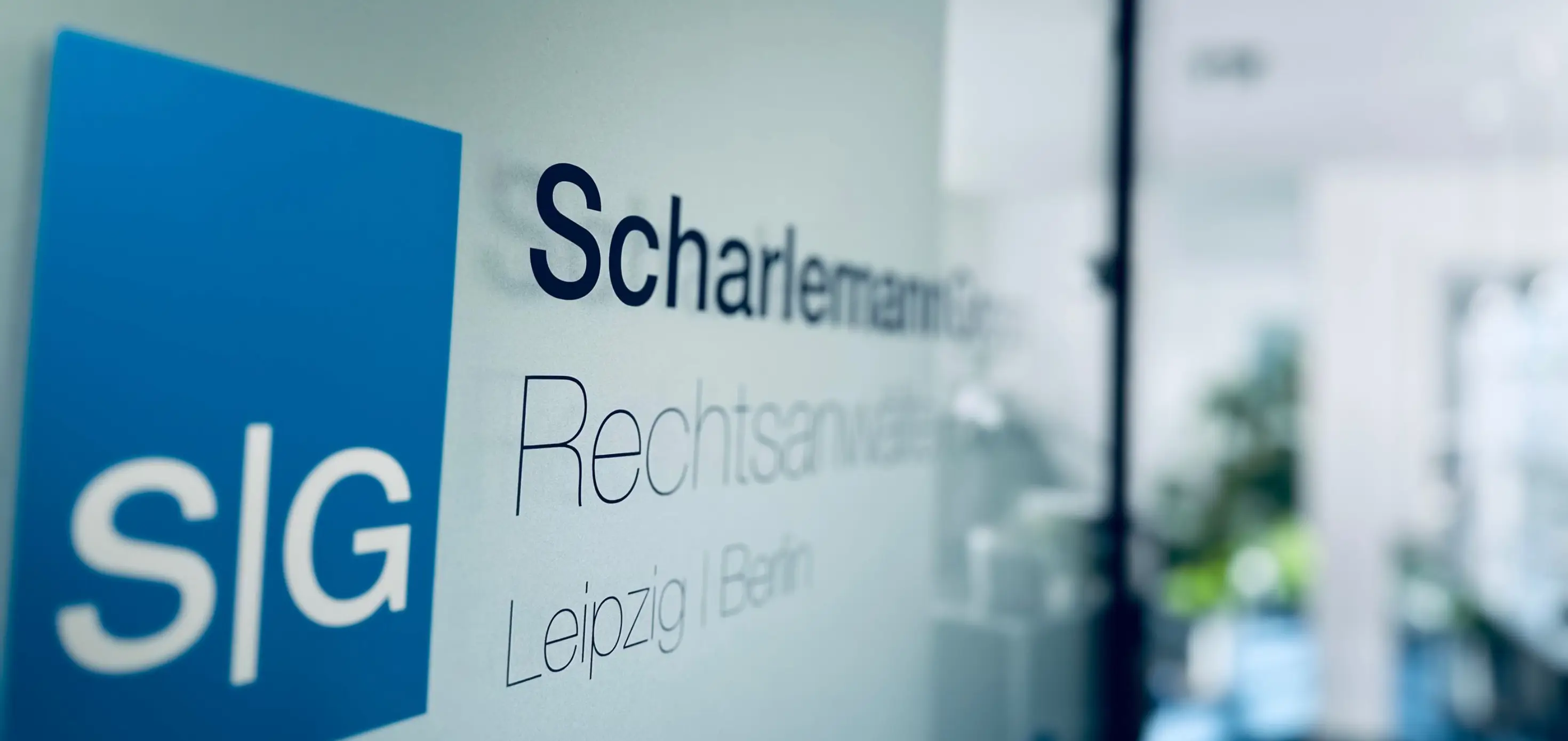 Eingangsbereich der Kanzlei ScharlemannGross Rechtsanwälte